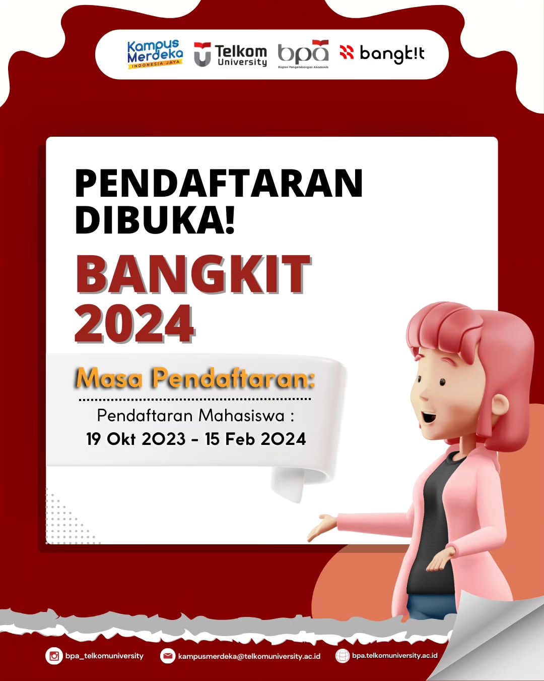 PENDAFTARAN PROGRAM BANGKIT 2024 TELAH DIBUKA!! | Bagian Pengembangan ...