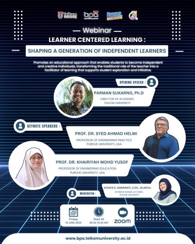 Webinar Learner Centered Learning: Shaping a Generation of Independent Learners